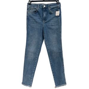 Free People SZ 30 Jegging Jeans Hi-Rise Frayed Hems Stretch Sierra - We The Free